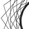 GEOMETRIC BLACK WALL MIRROR