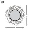 GEOMETRIC BLACK WALL MIRROR
