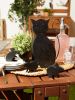 CAT WITH MICE SCULPTURE